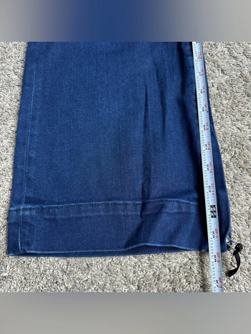 Maeve The Colette Crop High-Rise Wide-Leg Stretch Jeans 28 6 Dark zipper sides - Picture 12 of 13